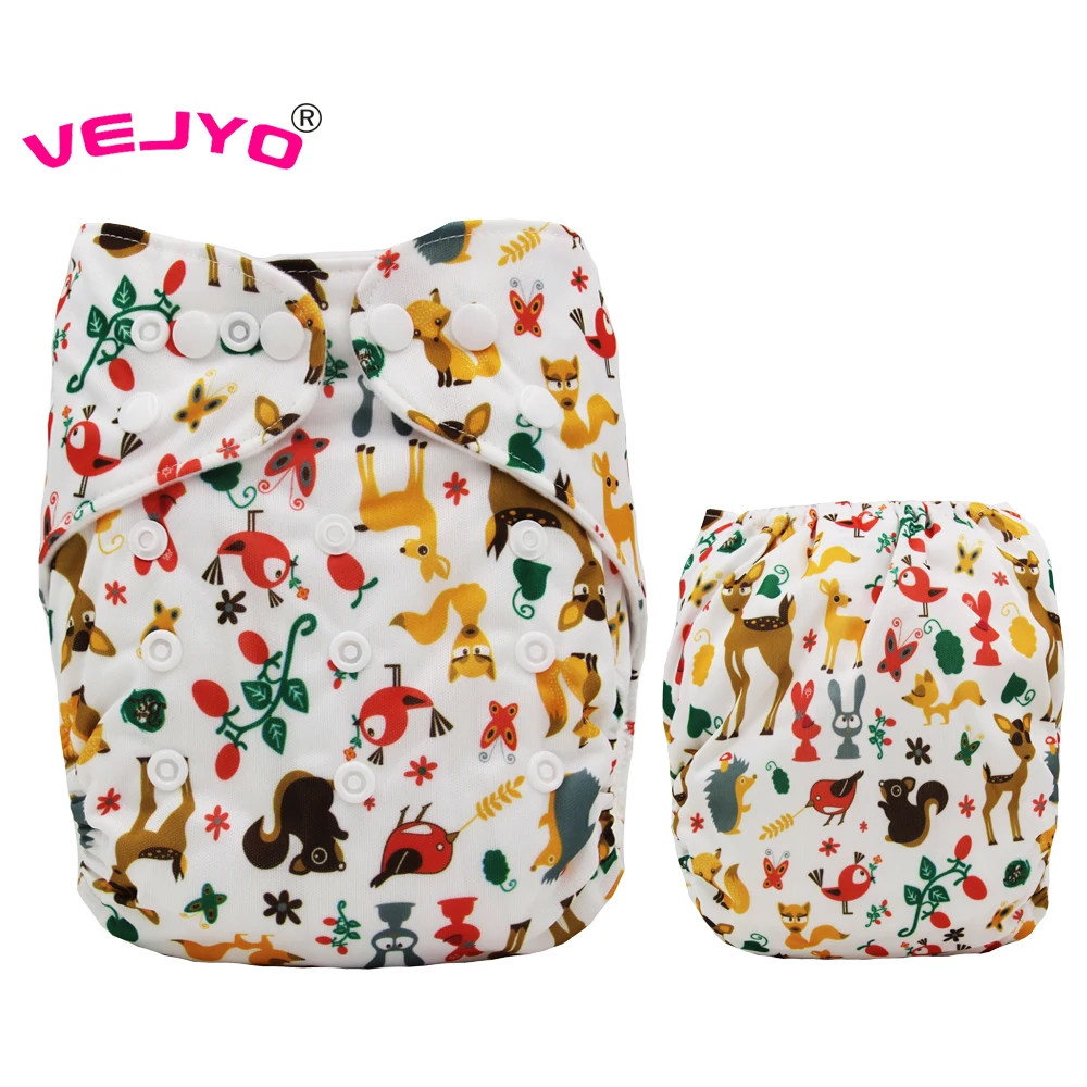 

VEJYO 1PC Washable Pocket Baby Diaper for Boys Newborn PUL Waterproof Reusable Cloth Nappies Adjustable Fit 3KGS to 15KGS