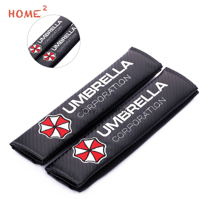 

Car Accessories for Umbrella Corporation Logo Safety Seat Belt Cover Belts Padding for BMW Fiat Opel Land Rover Bentley Renault