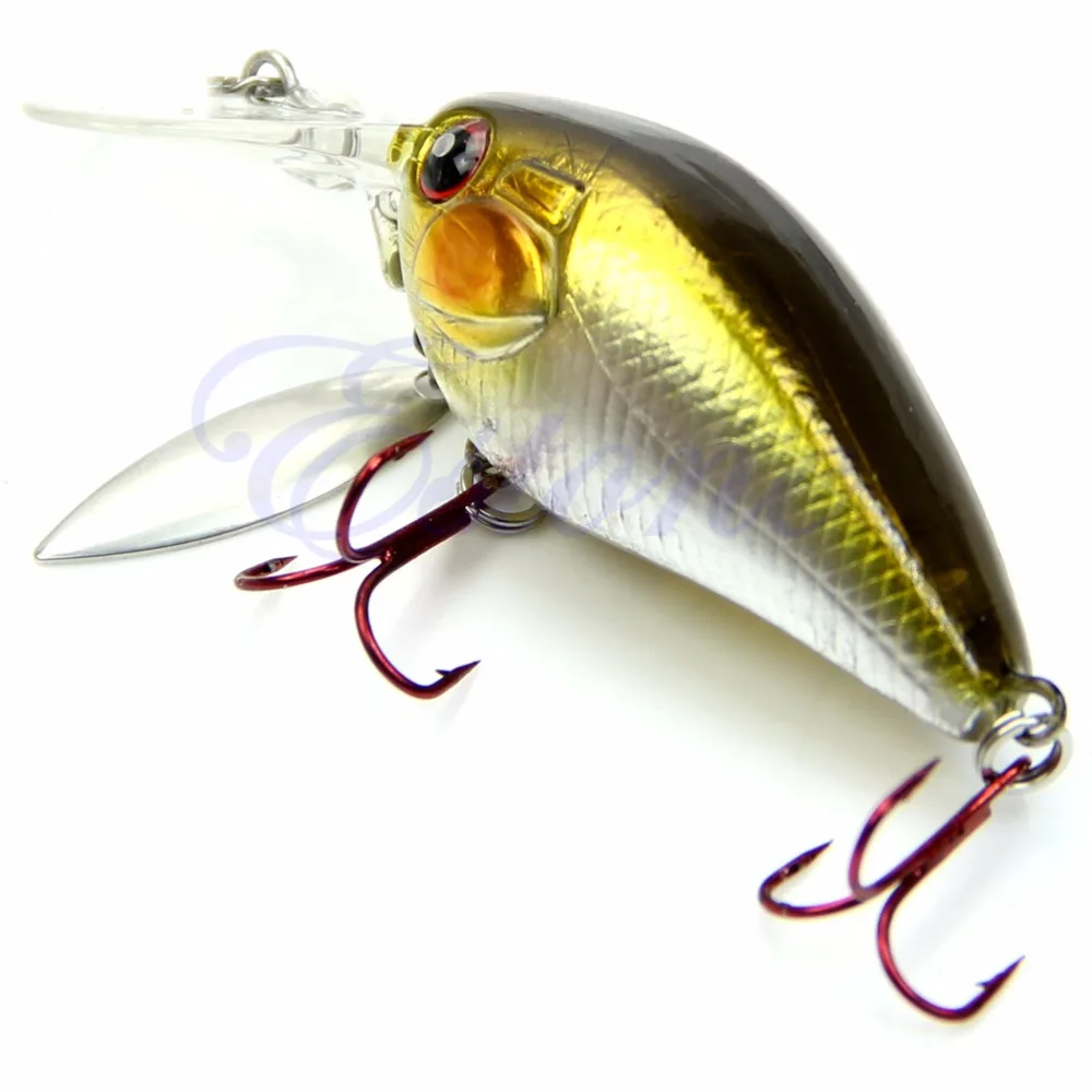1X 8g 90mm Biomimetic Fishing Lures Crankbait Propeller Sharp Hook