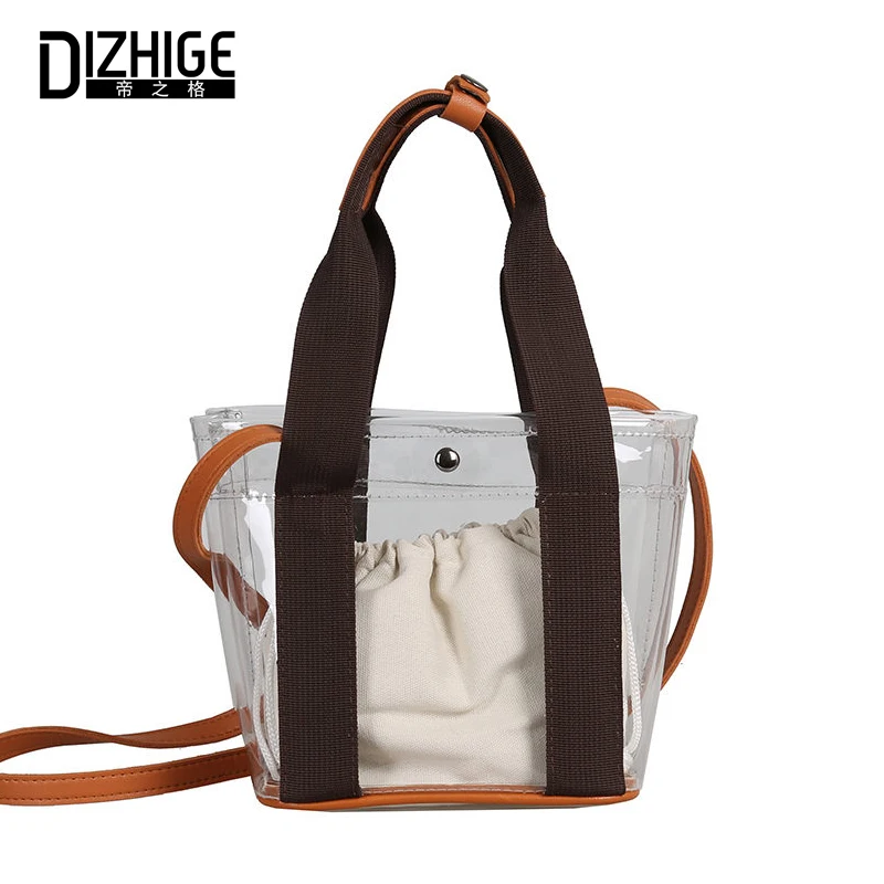 

DIZHIGE Brand Fashion PVC 2PCS/Set Women Handbag High Quality Crossbody Bags Luxury Large Capacity Shoulder Messenger Bag Female