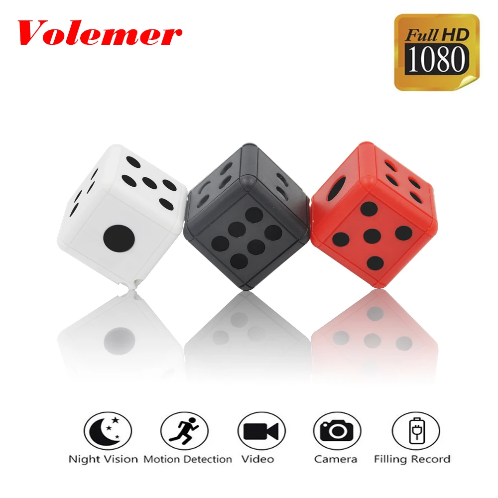 Volemer SQ16 Mini Camera Dice Action Mini Camcorder Sport DV for