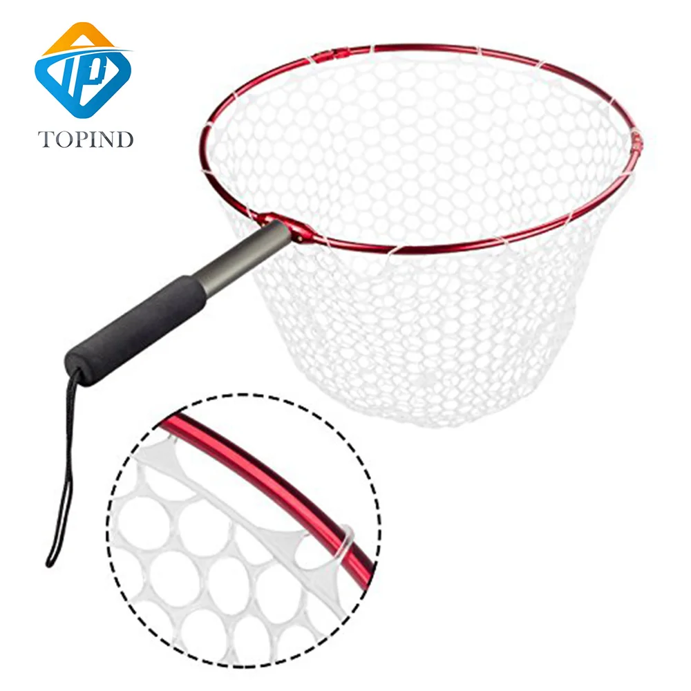 

Folding Aluminium Alloy Hoop and Collapsible Fishing Handle Portable Fishing Net for Angling and Fly fishing