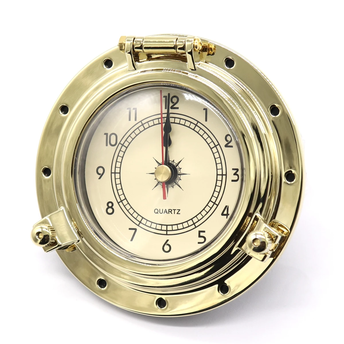 Римские Ретро кварцевые часы RV яхты Выделенные Автомобильные приборы часы - Цвет: Золотой