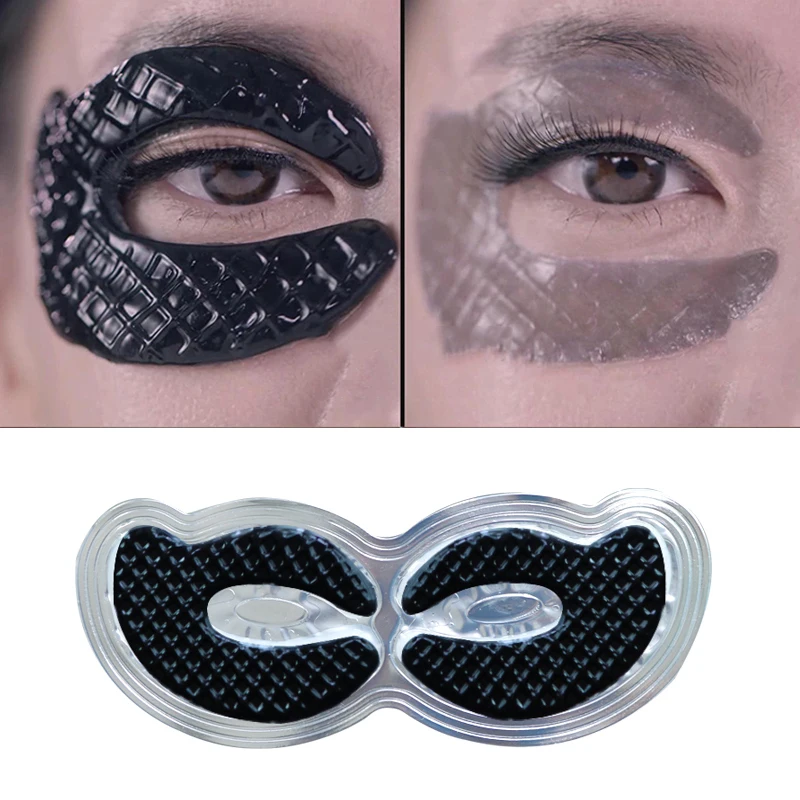 Efero 2pc=1pair Hyaluronic Acid Repair Eye Patches Dark Circles Winter Moisturizing Crystal Collagen Eye Mask Eye Care TSLM1