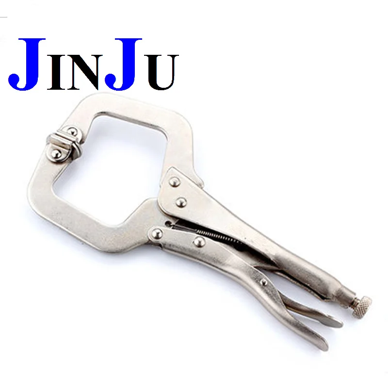 C Type Clamp Adjustable Pliers 11" Metal Welding Pliers Grip Locking