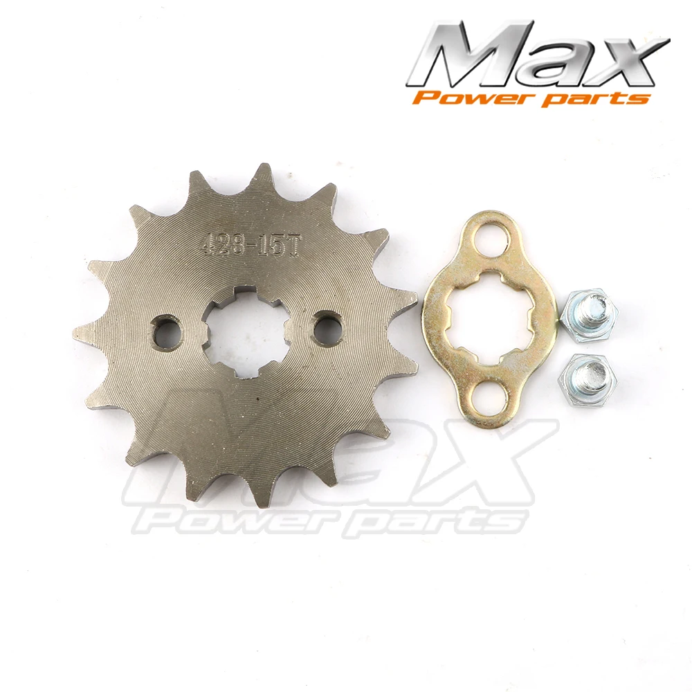 Звездочка Передняя 428 10 T 11 12 13 14 15 16 17 18 19 17mm Мотоцикл ATV Байк|Звездочка цепи| |