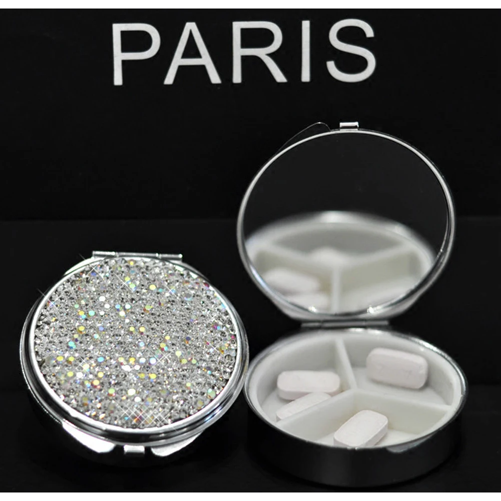 

Bling Diamond Car Seat Gap Little Cute Storage Case for DIY Multifuction Metal Storage Case