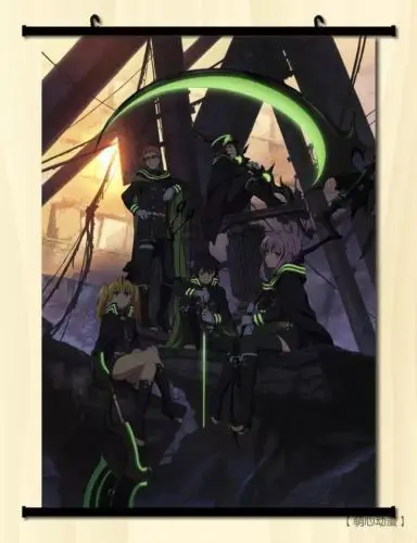 Домашний декор японского аниме Owari no Seraph настенный плакат прокрутка Косплей | Дом