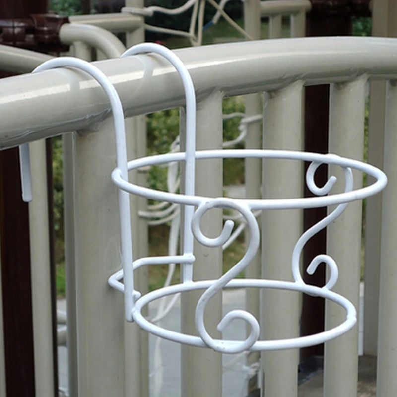 

2019 New Flower Rack Creative Balcony Fence Flower Pot Outdoor Plant Hanging Shelf Garden Supplies