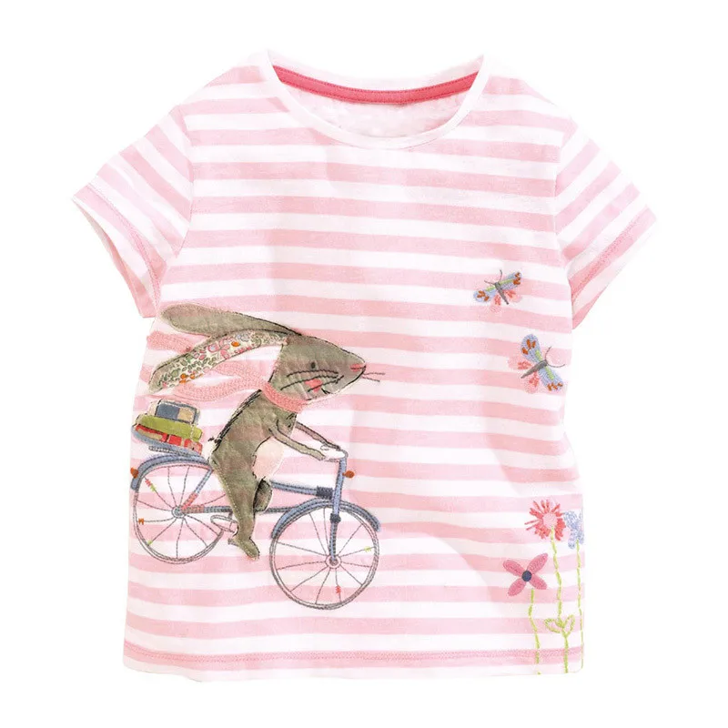 Детские футболки футболки для девочек футболки для мальчиков одежда для малышей летняя рубашка для маленьких мальчиков летняя рубашка для маленьких девочек хлопковые футболки одежда с героями мультфильмов - Цвет: 8