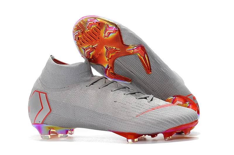 Shopping Newest 2019 Cheap price ZUSA Superfly VI Elite 360 FG Soccer Shoes Top High Ankle Men Football Boots
