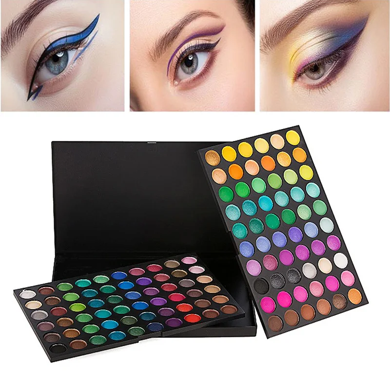 

120 Colors Gliltter Eyeshadow Palette Matte Eye Shadow Shimmer Shine Nude Make Up Palette Set Kit Cosmetic
