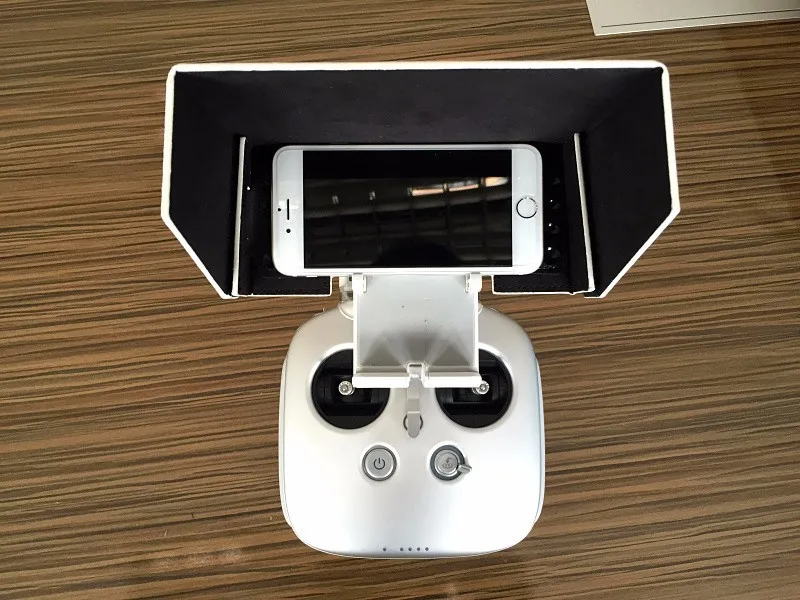 White 5.5-inch Inch Sunshade Fits Up To IPhone 6 Plus For DJI Phantom 3/4 Professional And Advanced Phantom 2 Vision+ Inspire 1 Snap