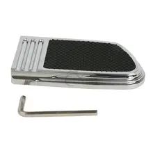 Педаль тормоза Pad Chrome Для Harley Street 500 XG500 Fat Bob Low Rider Dyna Wide Glide Softail CVO Прорыва