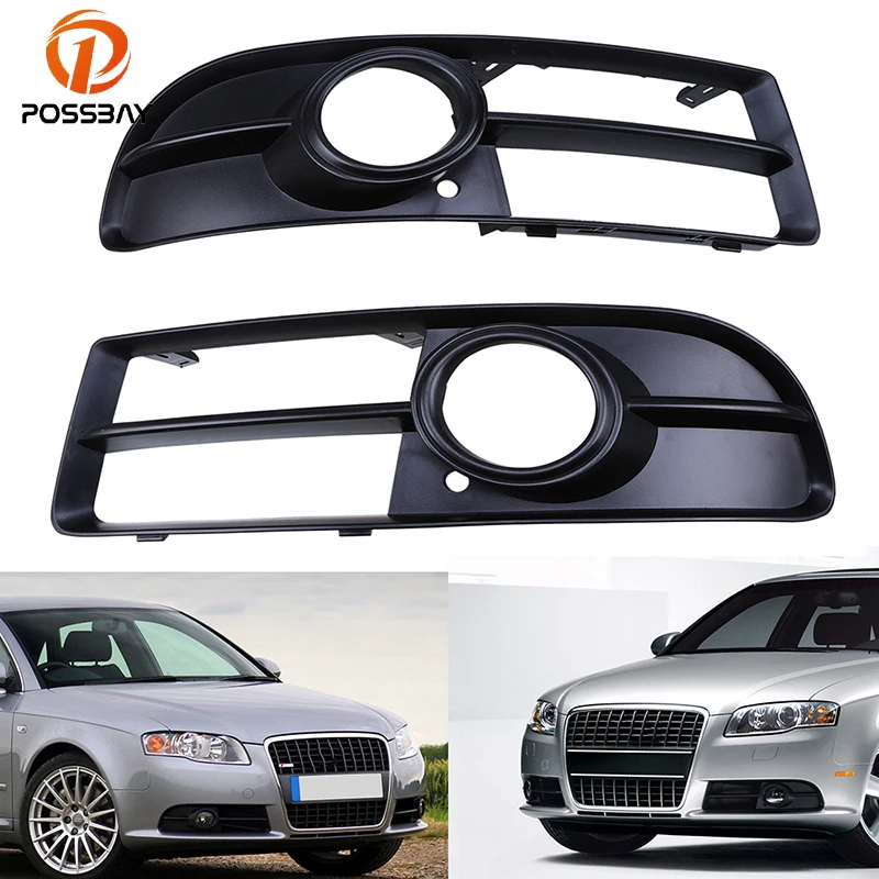 Автомобильный передний бампер POSSBAY нижняя фара для Audi A4 B7 Cabrio S Line 2005/2006/2007/2008/2009
