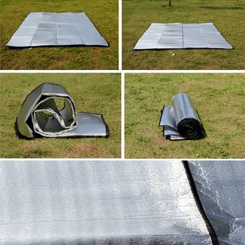 

Waterproof Aluminum Foil EVA Camping Mat Foldable Folding Sleeping Picnic Beach Mattress Outdoor Mat for Tent Hiking Camping