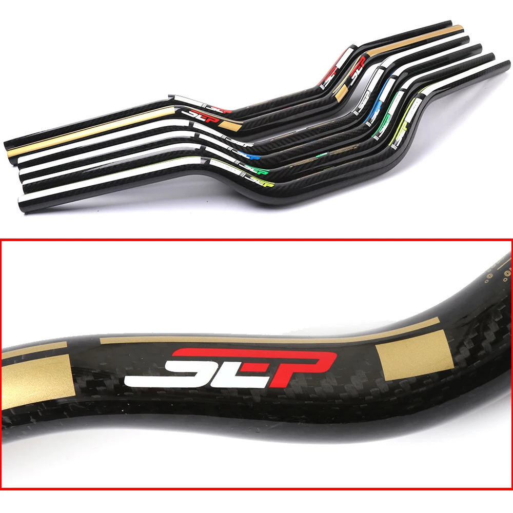 Universal Motorcycle Full Carbon Fiber Handlebar Over size 1 1/8'' 28mm