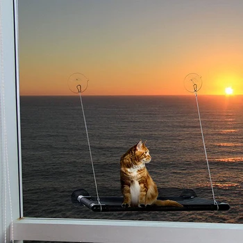 

New Arrival Cute Pet Hanging Beds Bearing Cat Sunny Seat Window Mount Pet Cat Bed