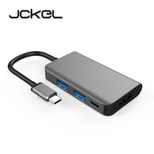 JCKEl USB HUB Type C to HDMI USB 3.0 HUB With Type C PD Charging For Macbook Samsung S9/S8 Huawei P20 Pro Type C HUB USB 3.0