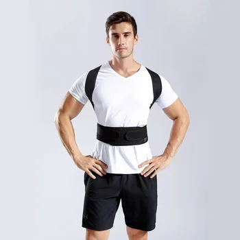 Orthopedic Back Support Belt Posture Corset Back Brace Support Men Back Straightener Round Shoulder Men's Posture Corrector