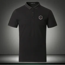 Высокое качество Новое поступление мужские хлопковые рубашки поло модные стильные летние рубашки поло с коротким рукавом для мужчин размера плюс 4XL 5XL 81871