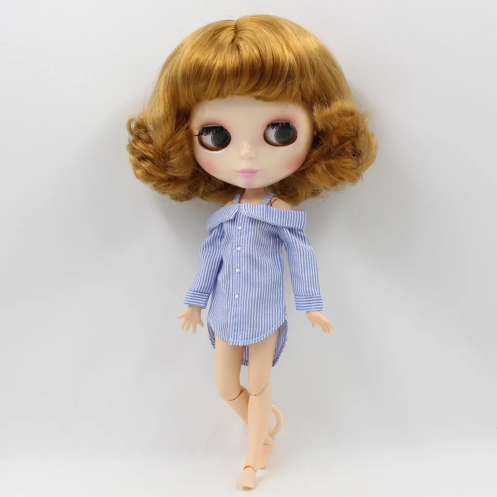 Blyth doll icy licca длинная рубашка Сексуальная рубашка наряд игрушка, только одежда без куклы