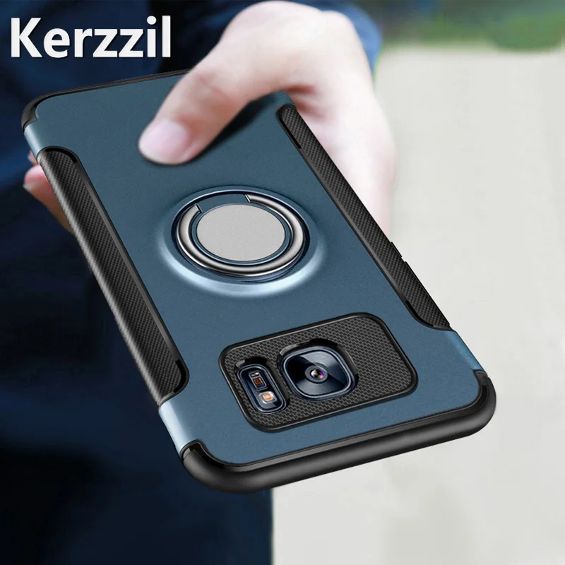 Kerzzil автомобильный держатель Магнитный чехол для Samsung S9 S8 Plus Note 9 8 S7 edge J7 J5 J3 J2 ТПУ