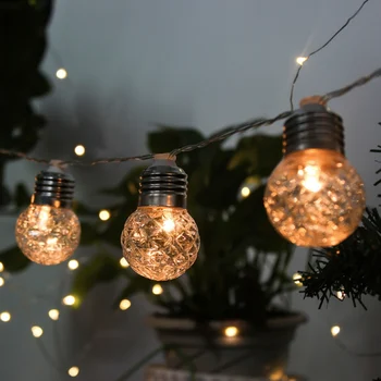 

30 led wedding string fairy light christmas LED Globe Festoon bulb led fairy string light outdoor party garden garland