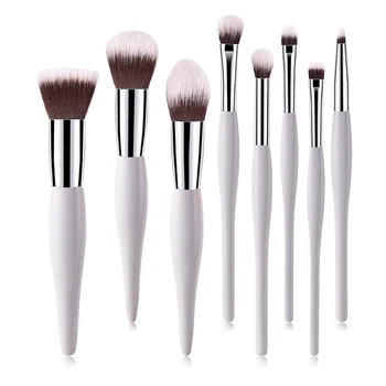 

8 Pcs Flame Makeup Brushes Set Foundation Powder Blush Brush Eyeshadow Eyeliner Lip Cosmetic Beauty Make up Brushes Kit Tools