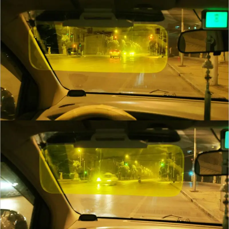 HD автомобиль солнцезащитный козырек очки для водителя день и ночь анти-dazzle Зеркало солнце Viso