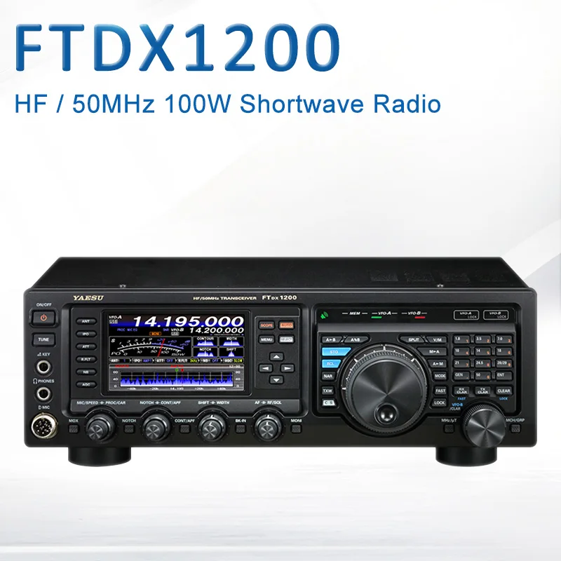 YAESU FTDX1200 коротковолновый ВЧ/50 МГц 100 Вт 160 до 6 м волна-SSB/CW/FM/AM/RTTY/PSK портативный автомобильный радиоприемник