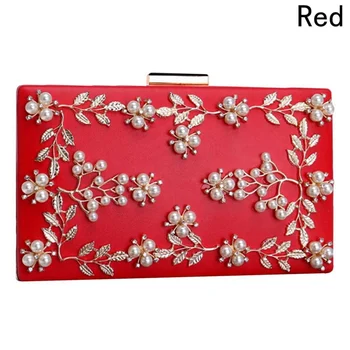 

Fashion Ladies Clutches New Women Flower Bag Party Bags Female Beaded Wedding Clutch Purses