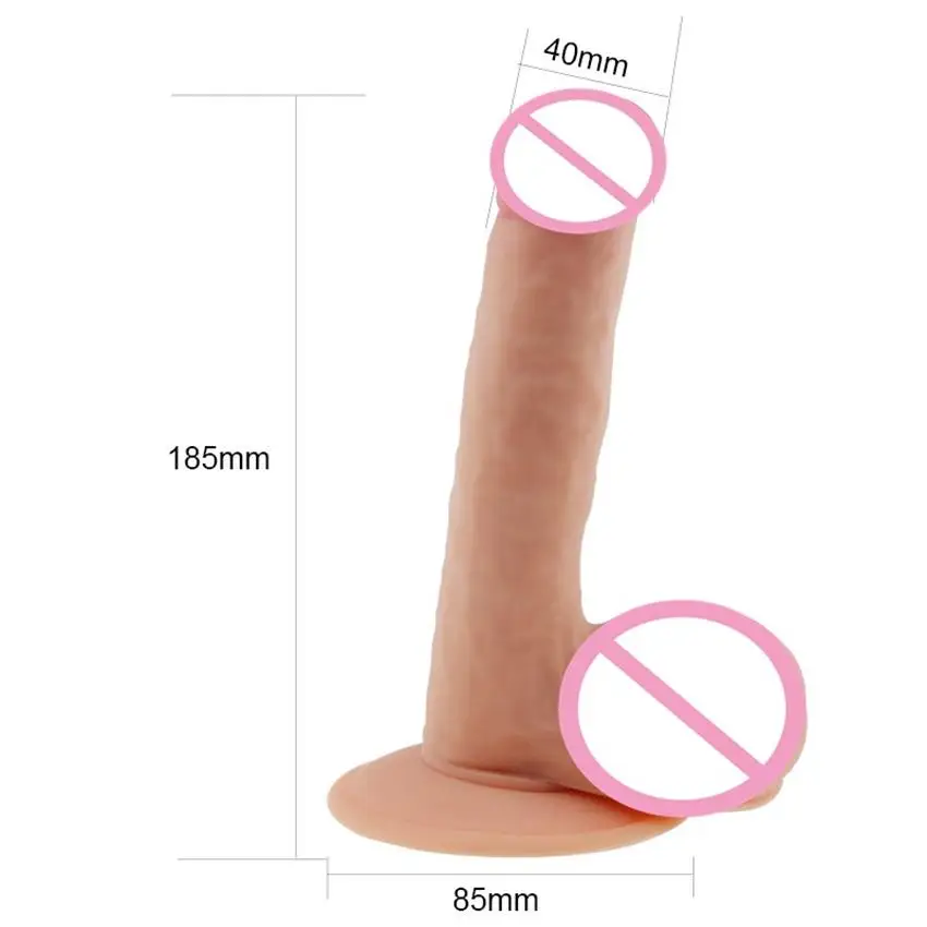 lovetoy-18-5cm-Soft-Realistic-Waterproof-Huge-TPE-Dildo-Penis-with-Suction-Cup-for-Lesbian-Anal (1)