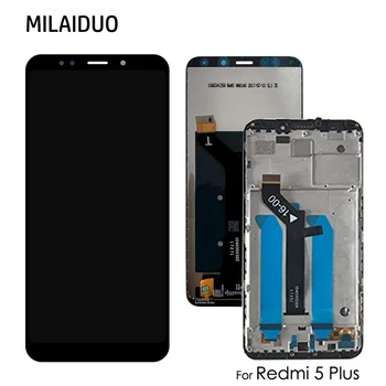 

LCD Display For Xiaomi Redmi 5 Plus Screen Touch Digitizer LCD For Redmi 5 Plus Assembly Replacement Black White With /No Frame