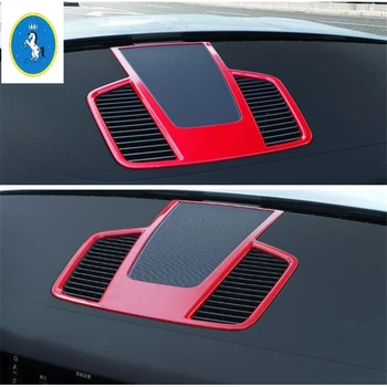 

Yimaautotrims Auto Accessory Central Air Conditioning AC Outlet Vent Cover Trim 1 Piece ABS Fit For Porsche Cayenne 2018 - 2020