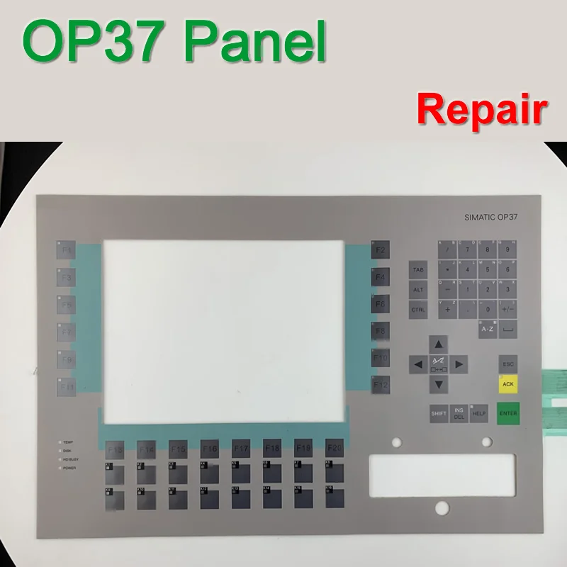6AV3637 1ML00 0FX0 OP37 Membrane Keypad for HMI Panel repair do it yourself New Have in
