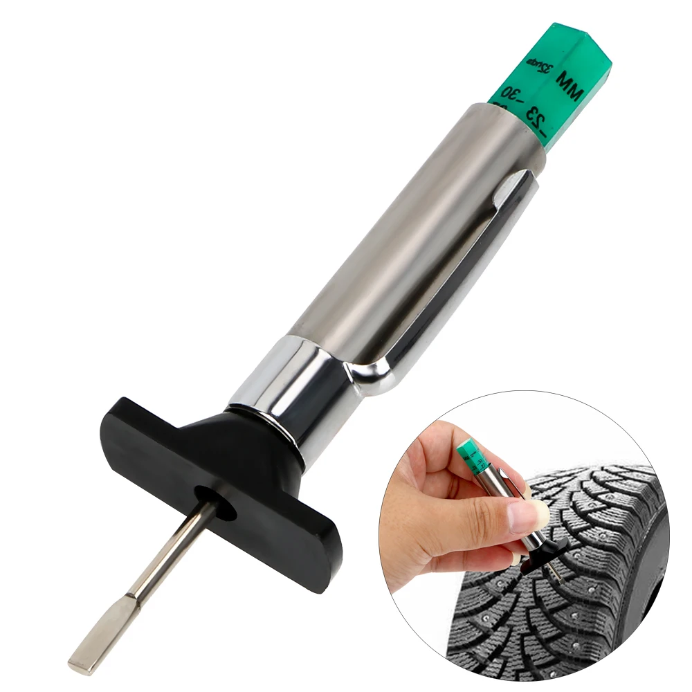 Car Tire Depth Thread Gauge 0 25mm Auto Wheel Diagnostic Tool Handheld