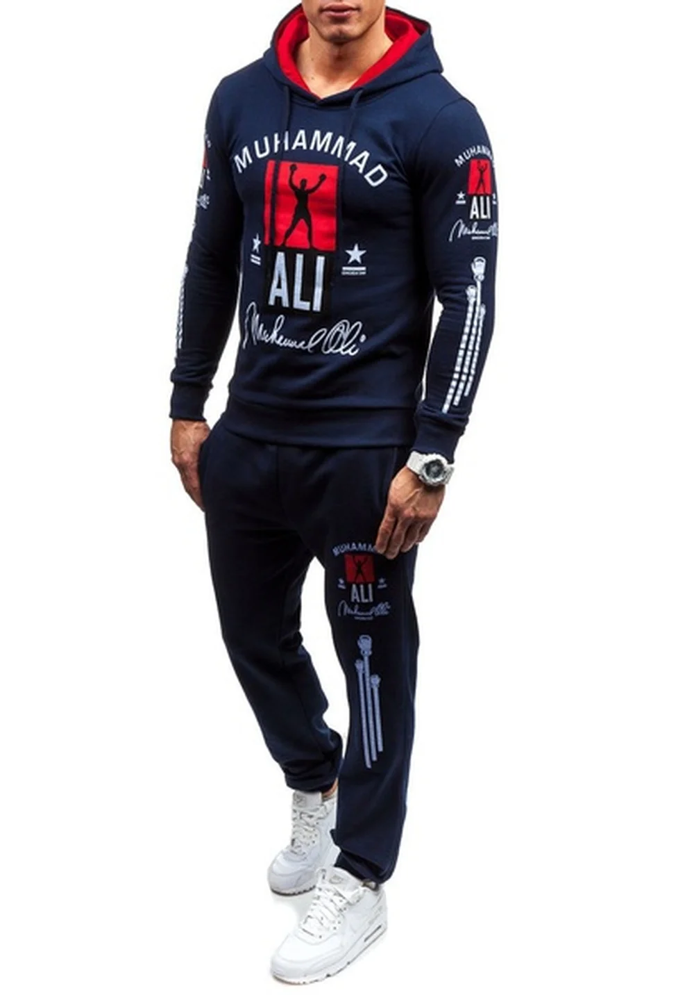 ZOGAA Men Clothing Set Sportswear Autumn New Hoodies Sweatshirt Sporting Sets Men's Tracksuits Two Piece Hoodies+Pants 2pcs Sets