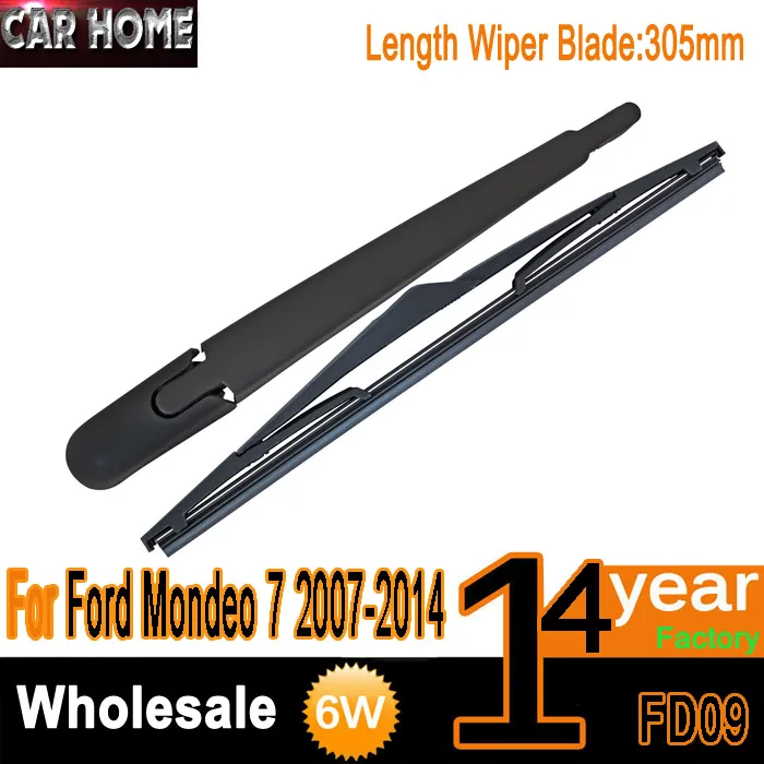 For Ford Mondeo MK4 2007+ Rear Window Windshield Wiper Arm + Blade Kit