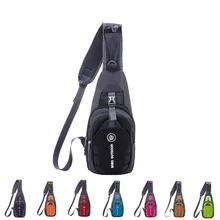 Сумка-мессенджер для бега на открытом воздухе, Спортивная велосипедная сумка на одно плечо, Мужская маленькая походная сумка через плечо, водонепроницаемая велосипедная нагрудная сумка