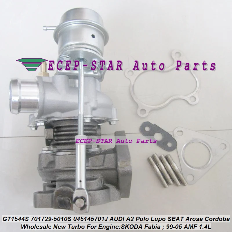 GT1544S 701729 701729-5010S 045145701J Turbo For AUDI A2 For VW Polo Lupo For SEAT Arosa Cordoba For SKODA Fabia 99-05 AMF 1.4L (2)