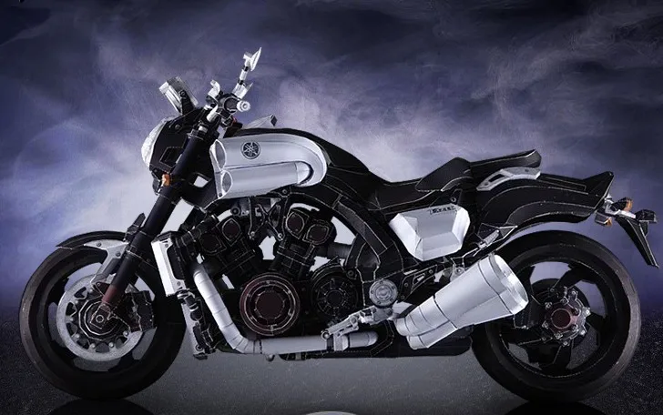 VMAX Ультравысокое мотоциклетные 3D Бумажная модель сделай сам