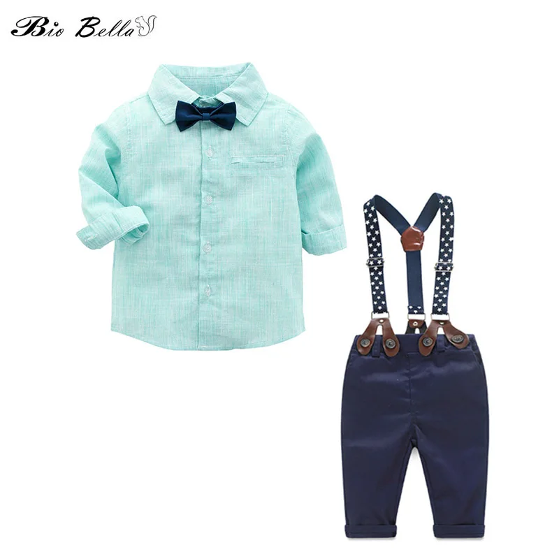 Детский Свадебный костюм для мальчиков, модная джентльменская футболка с длинными рукавами+ штаны+ галстук, 3 предмета, одежда для мальчиков, вечерние костюмы для мальчиков