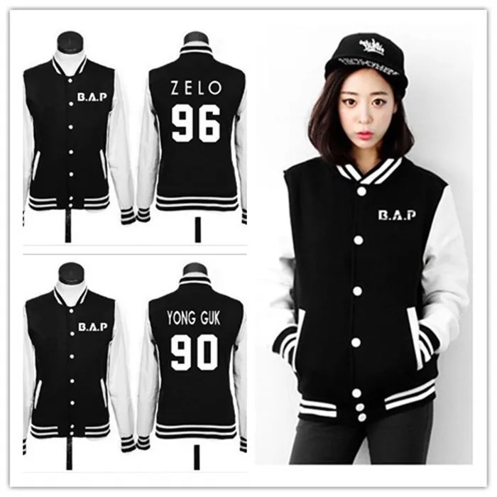 Kpop escudo con párrafo con capucha BAP k pop BAP ropa