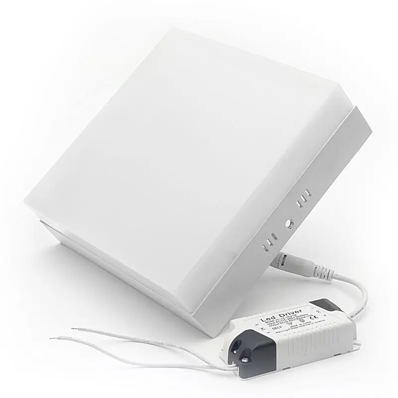 

No cutting LED Ceiling Light 24W Surface Mounted Square Ceiling LED Panel Down Light + driver 85-265V 1pcs/lot, free shipping