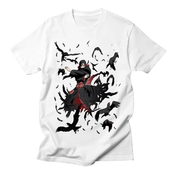 

Naruto Uchiha Itachi Anime T shirt Cotton Streetwear t-shirt Harajuku Fashion Casual Creative Plus Size Summer Cotton Tee Shirt