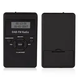 Портативный DAB/DAB +/FM радио lcd карманный цифровой приемник DAB аккумуляторная батарея WIF66