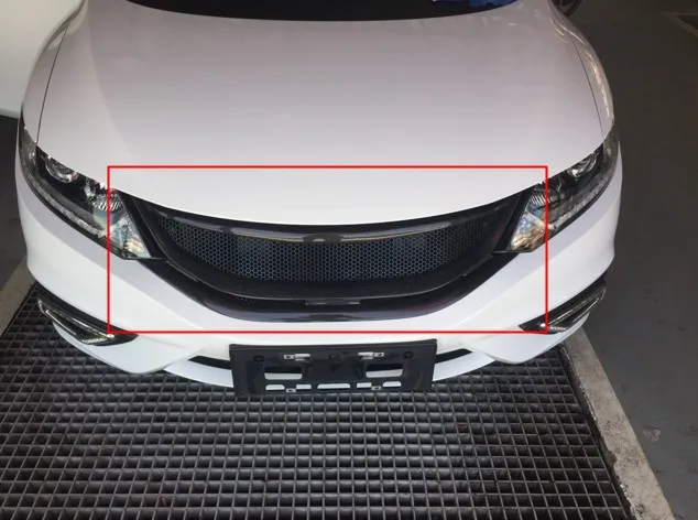 

Carbon Fiber Hood Grille Honeycomb Grill Overlay Insert For Honda Jade 2013-2016