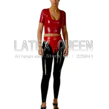 sexy latex costume monkey jacket w/pant