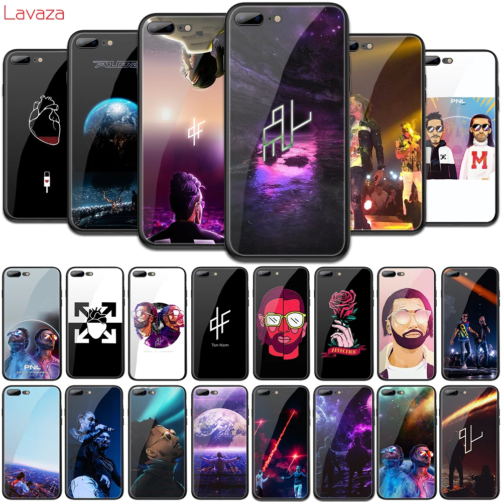 

Lavaza PNL Rapper Tempered Glass TPU Cover for iPhone 6 6S 7 8 Plus 5 5S SE XR X XS 11 Pro MAX Case